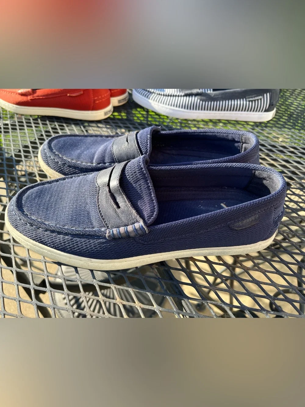 Cole Haan Canvas/Leather Loafers
